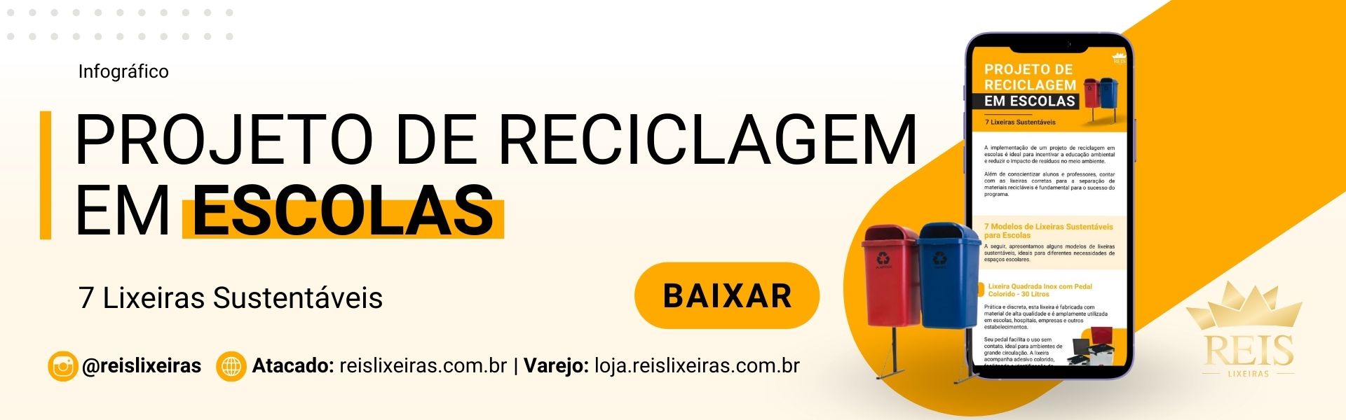 baixar infogragico projeto de reciclagem em escolas