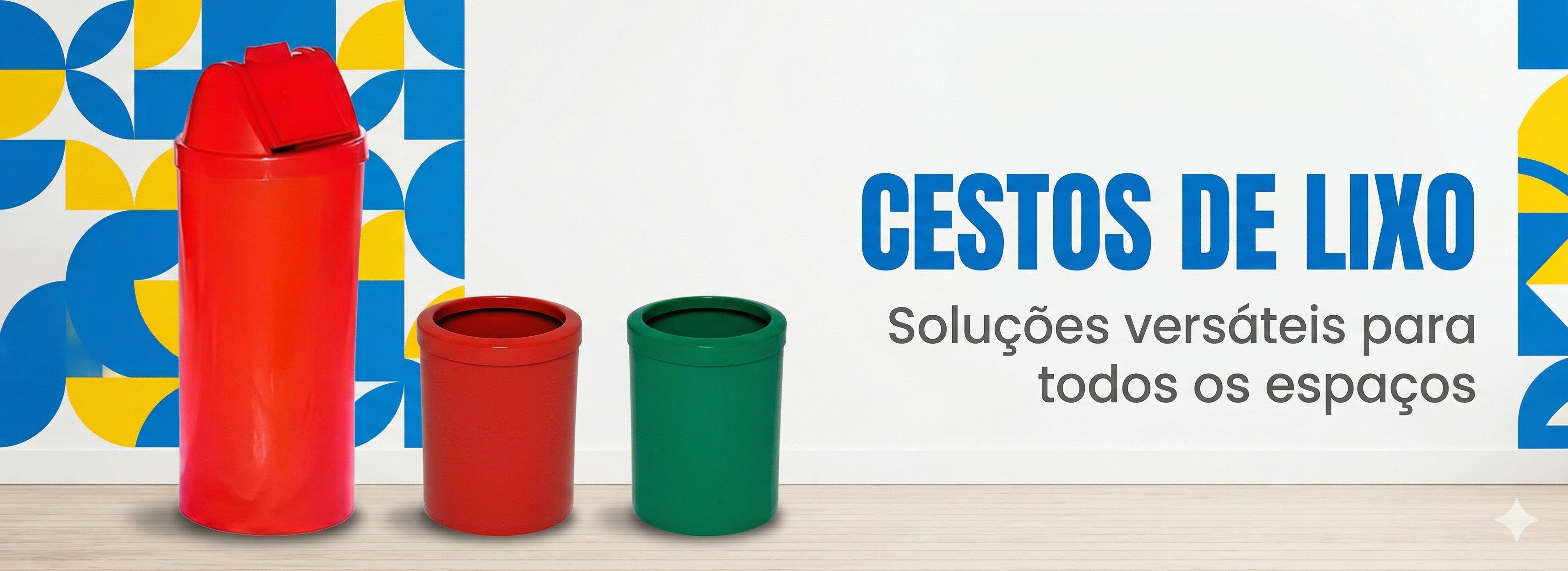 Cestos de lixo e lixeiras profissionais