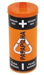 Coletor para descarte de pilhas e baterias em Polipropileno (plástico)