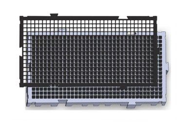 Estrados / Palete / Pallets Em Plástico 50 X 25 X 2,5 Cm