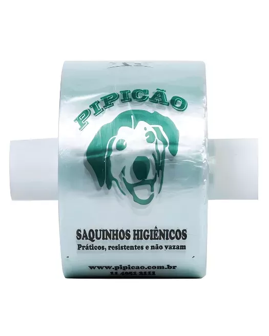 Bobina de Saquinhos para fezes de Pet com tubete