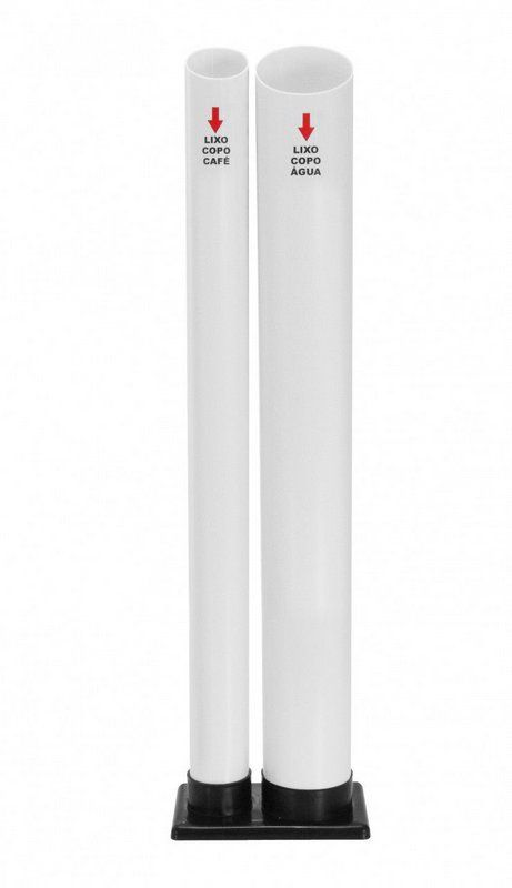 Dispensador de copos para café e outro para água embalagem 2 unidades