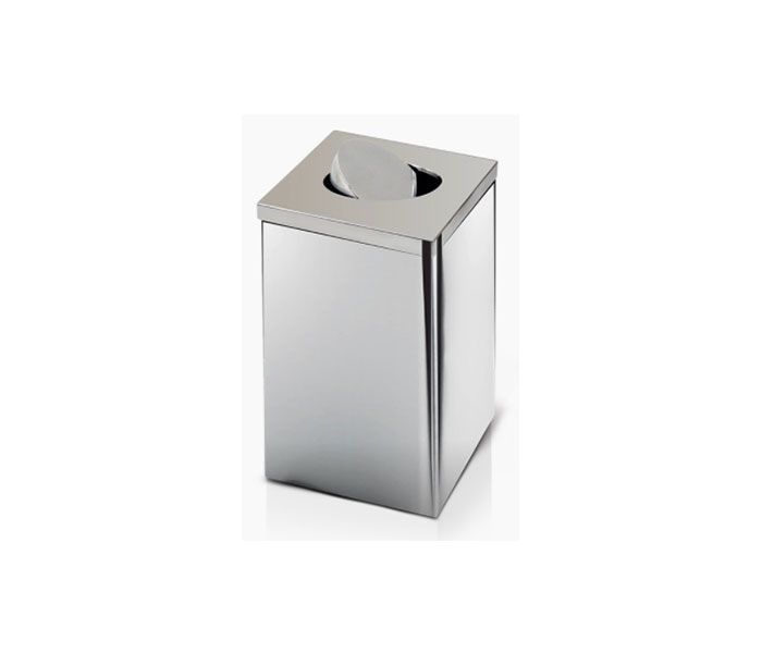 Lixeira em aço inox Flip Top em Aço inox 100 Litros