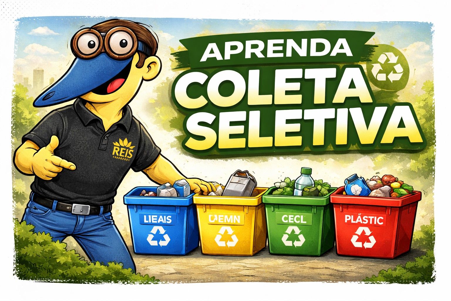 Berenício ensina Coleta Seletiva | Aprenda de forma simples