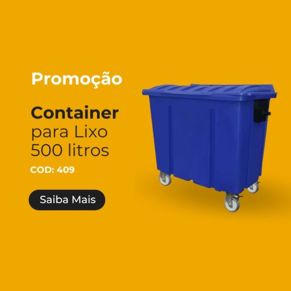 Container de lixo 500 litros Roto Moldado